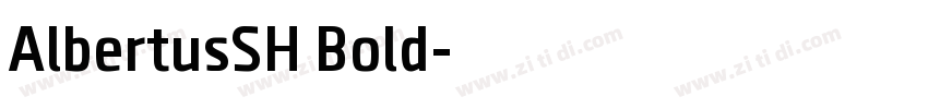 AlbertusSH Bold字体转换